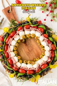 Antipasto Wreath Italian Antipasti The Slow Roasted Italian