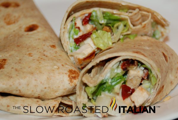 Italian Chicken Wrap Recipe