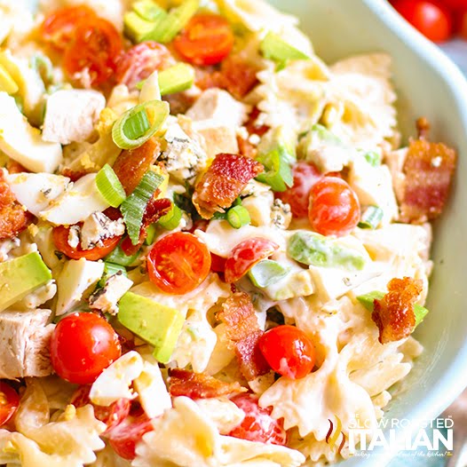 Cobb Salad Pasta Toss - The Slow Roasted Italian