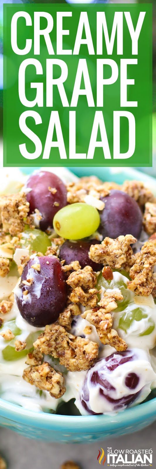 Creamy Grape Salad - The Slow Roasted Italian