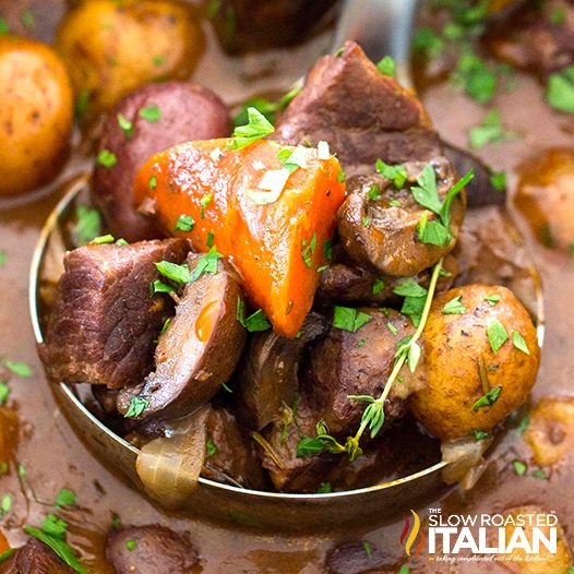 Slow Cooker Beef Bourguignon