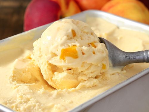 No churn peach ice cream recipe sale