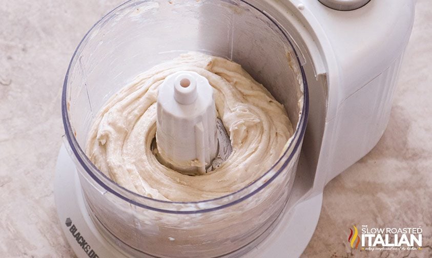 banana nice cream in a food processor