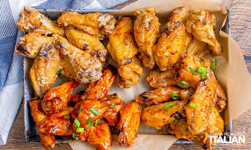 air fryer chicken wings 4 ways