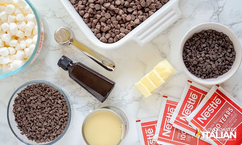 ingredients on parchment