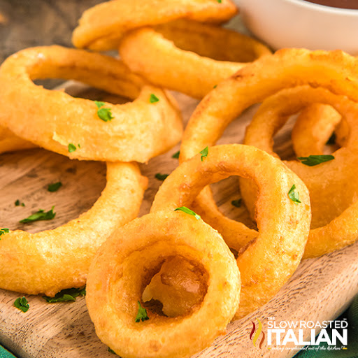 Air Fryer Frozen Onion Rings - A License To Grill