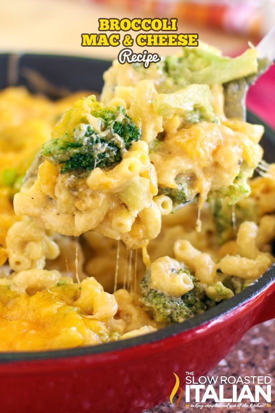 Baked Broccoli Mac and Cheese + Video