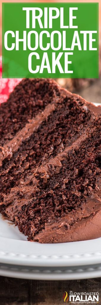 Triple Chocolate Cake - The Slow Roasted Italian