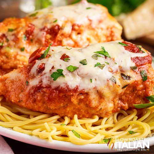 Crock Pot Chicken Parmesan - The Slow Roasted Italian