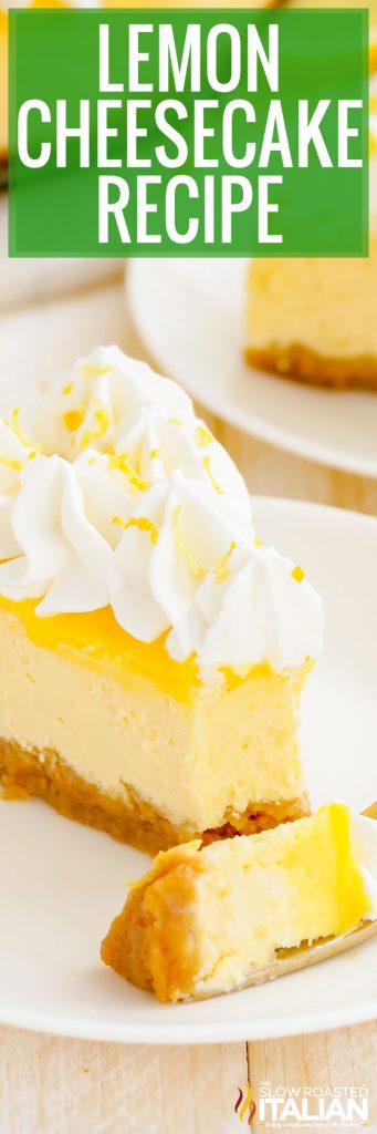 Lemon Cheesecake + Video - The Slow Roasted Italian