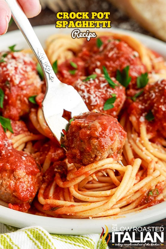 Easy Crock Pot Spaghetti Recipe