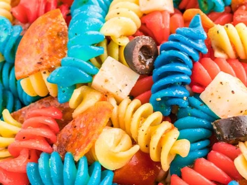 Tri Color Pasta Salad - The Slow Roasted Italian