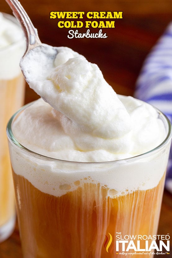 How to Make Cold Foam (Starbucks Sweet Cream Copycat) - TSRI