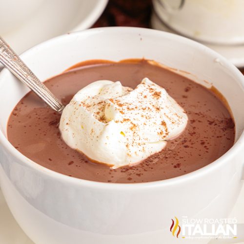 Italian Hot Chocolate (Thick and Rich!) - Familystyle Food