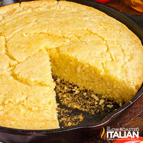 Sweet Cornbread in a Cast-Iron Skillet - Southern Bytes