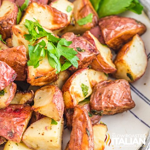 Air Fryer Breakfast Potatoes - The Slow Roasted Italian