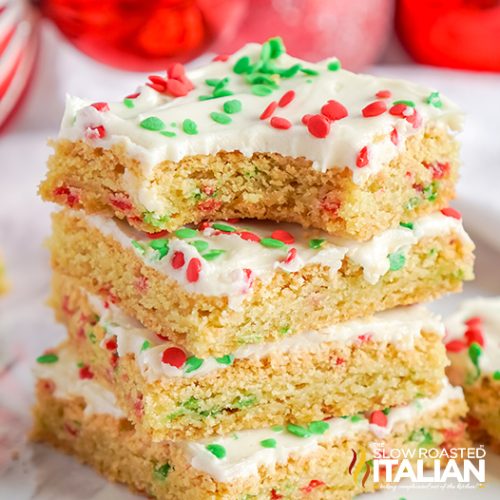Christmas Cookie Bars - The Slow Roasted Italian