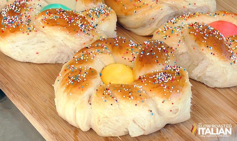 Italian Easter Bread Video The Slow Roasted Italian   Italian Easter Bread 768x459 