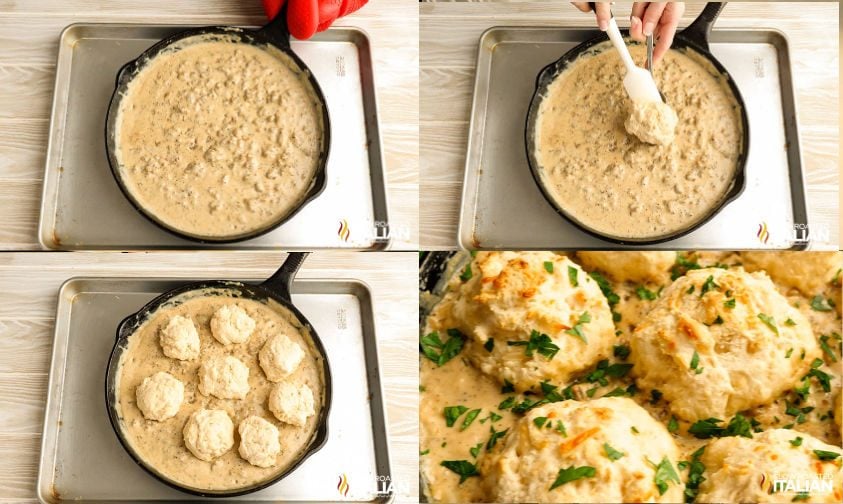 Drop Biscuits and Sausage Gravy + Video - TSRI