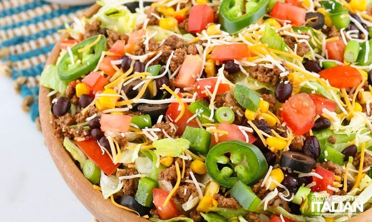 Ultimate Taco Salad Recipe - The Slow Roasted Italian