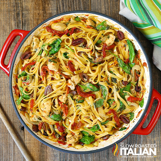 One-Pan Greek Spaghetti Recipe