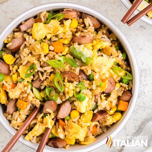 Easy Hot Dog Fried Rice Recipe (Kid Approved!) - The Slow Roasted Italian