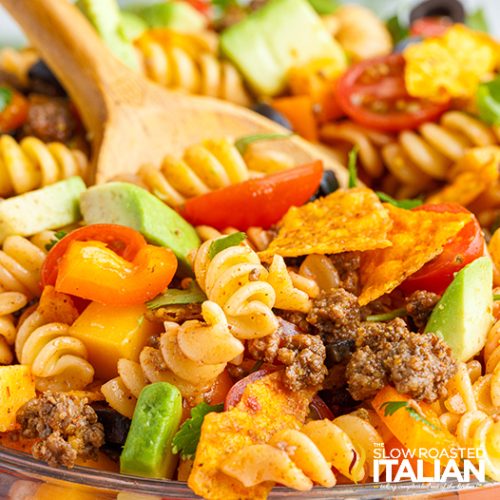 Best Ever Taco Pasta Salad - The Slow Roasted Italian