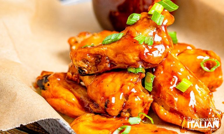 Honey BBQ Wings (Air Fryer or Oven) + Video - TSRI