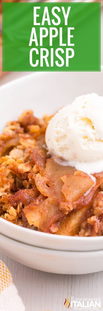 Honeycrisp Apple Crisp - The Slow Roasted Italian