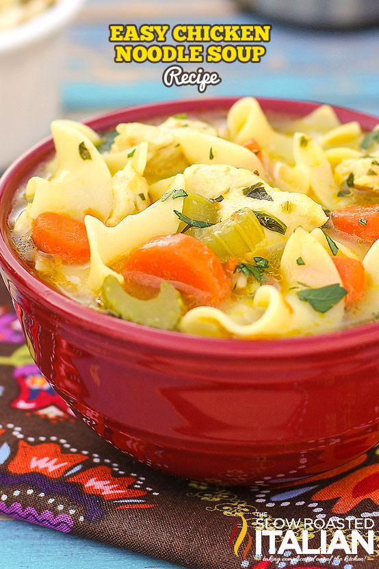 The easiest chicken noodle soup recipe you need to make! - Simply