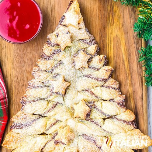 Nutella Pastry Christmas Tree Recipe
