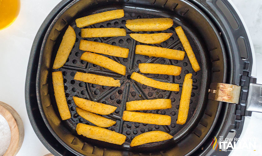 fried polenta fried in the air fryer