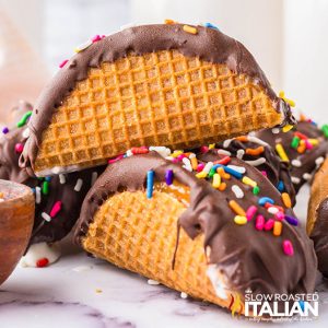 homemade Choco Taco recipe