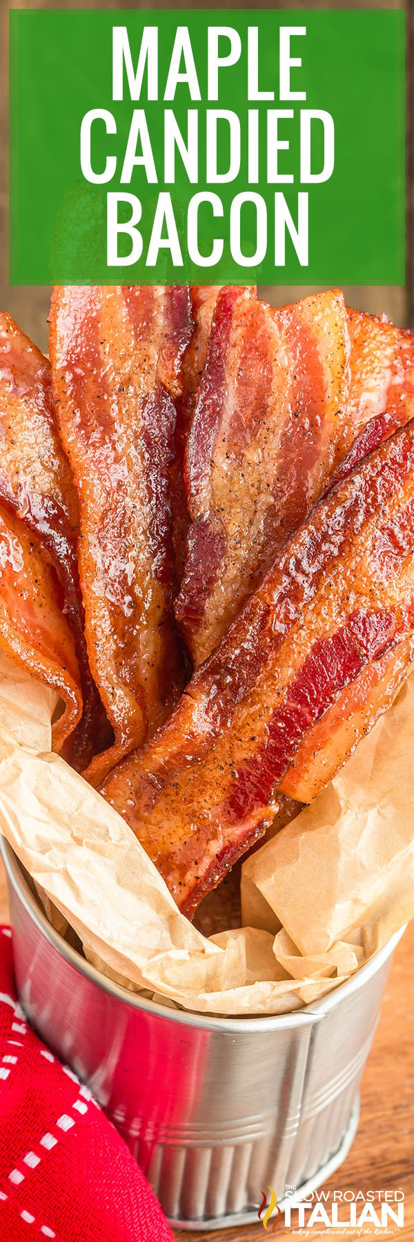 Maple Candied Bacon - PIN