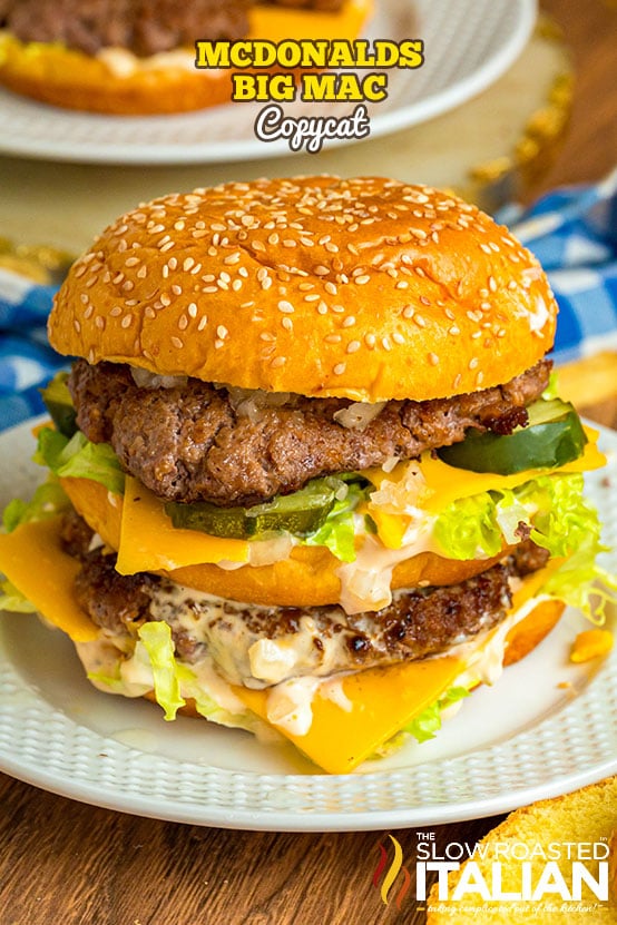 Copycat McDonald’s Big Mac Recipe