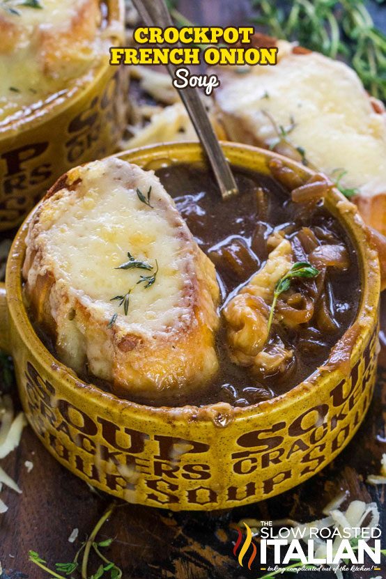 titled: Crockpot French Onion Soup