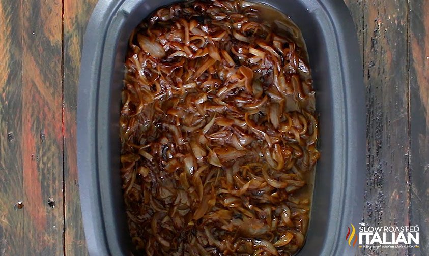 caramelized onions in crockpot