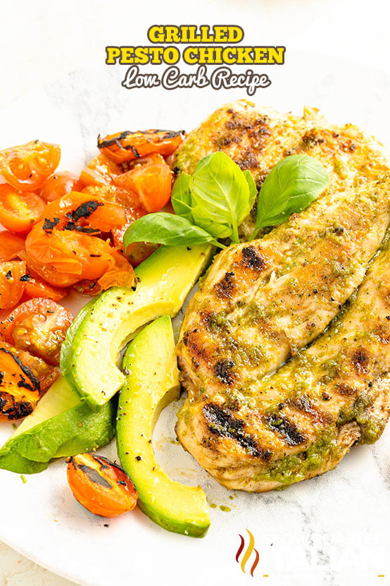 Grilled Pesto Chicken (Low Carb Recipe)