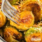 closeup of keto brussel sprouts