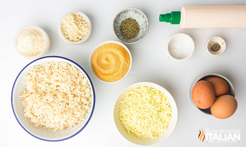 ingredients for air fryer arancini balls