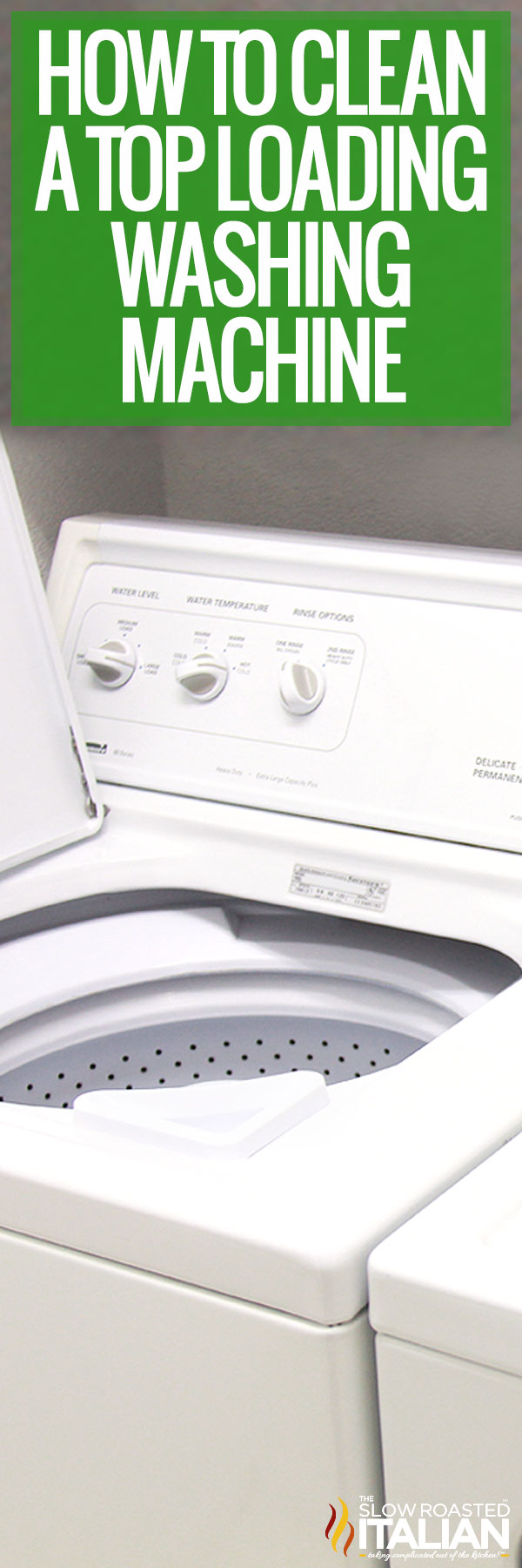 How To Clean A Top Loading Washing Machine - PIN