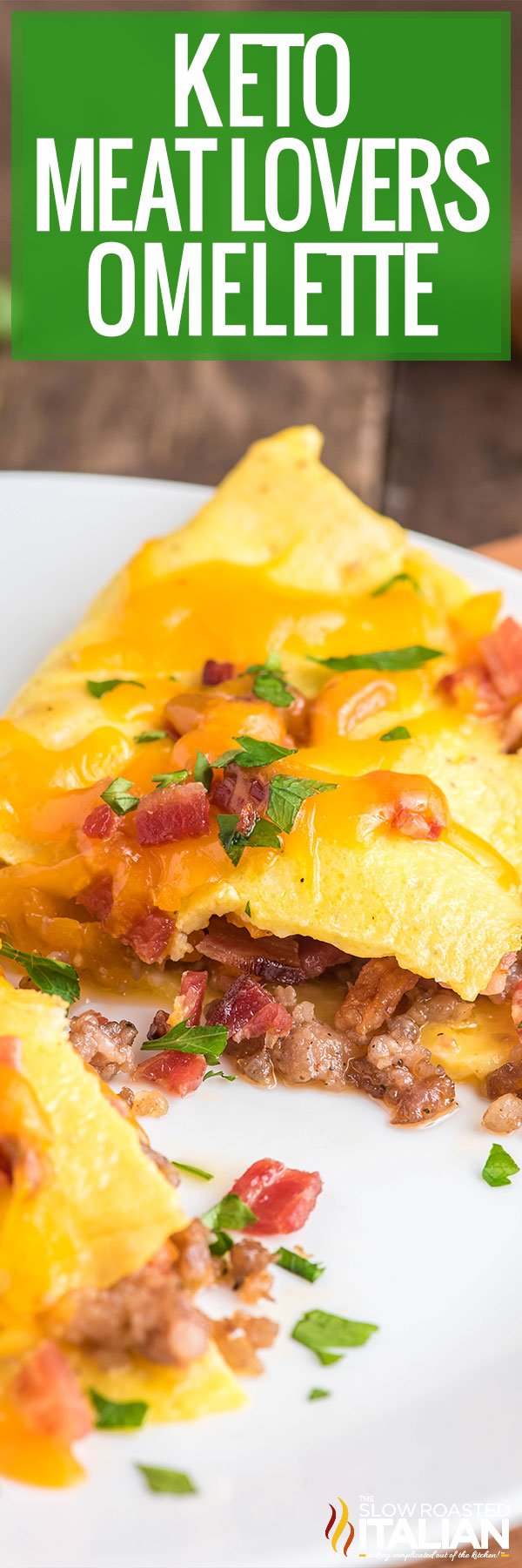 Keto Meat Lovers Omelette - PIN