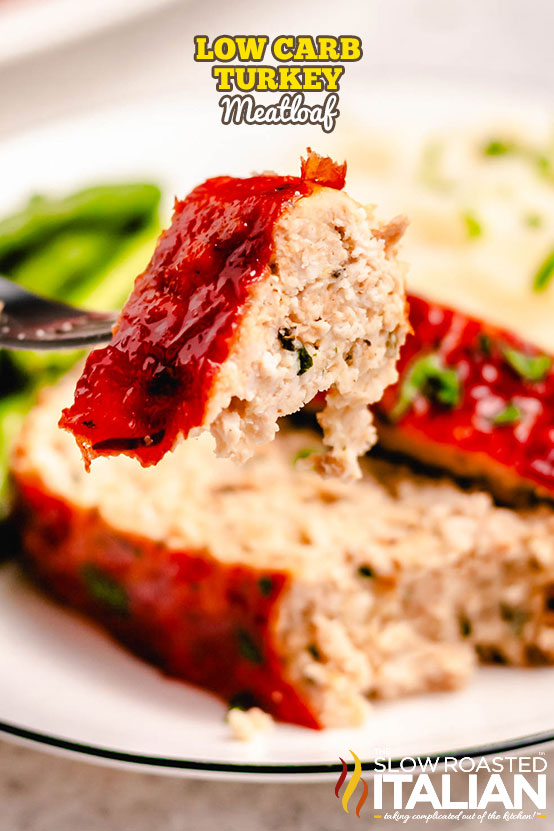 titled: Low Carb turkey Meatloaf