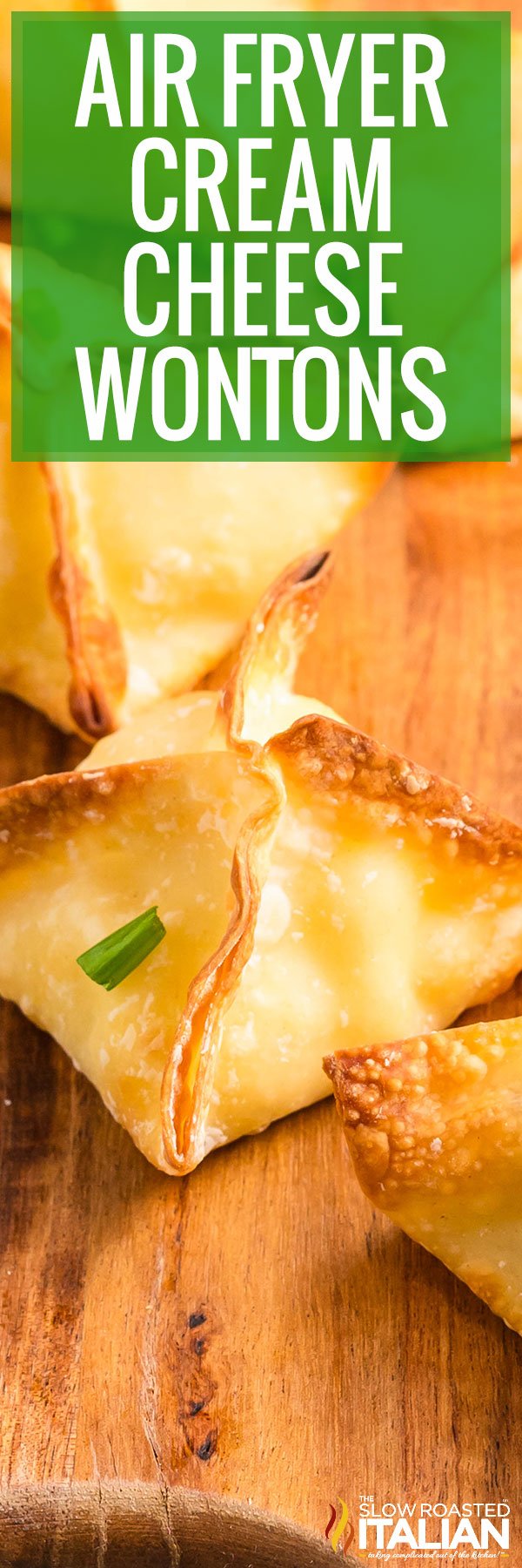 Air Fryer Cream Cheese Wontons - PIN