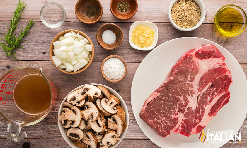 ingredients for beef chuck roast in instant pot