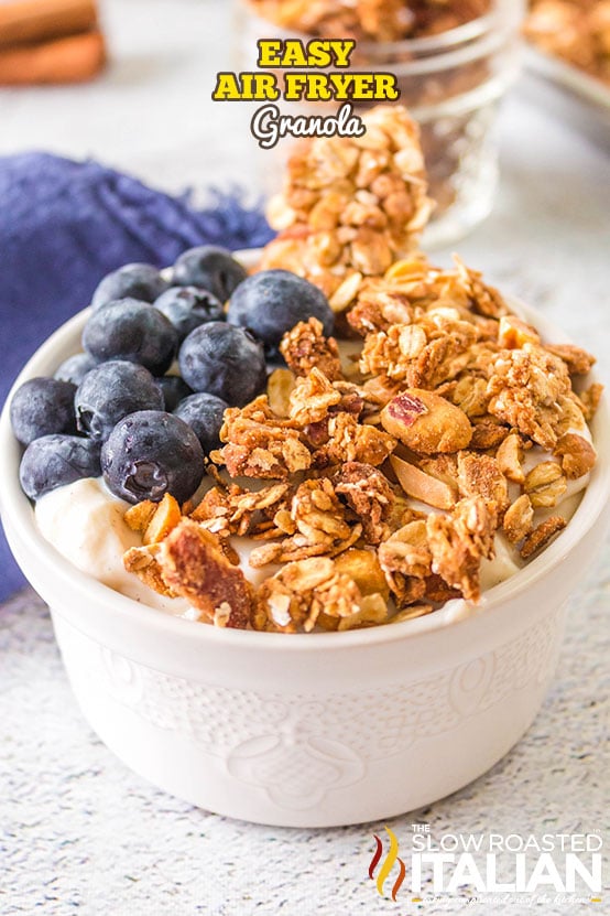 titled: Easy Air Fryer Granola