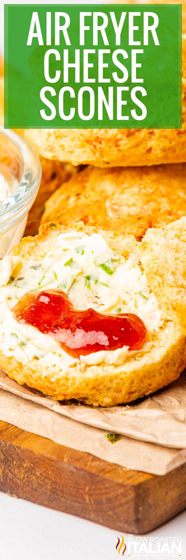 Air Fryer Cheese Scones - PIN