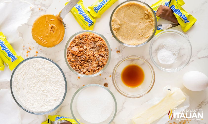 ingredients for butterfinger cookie recipe