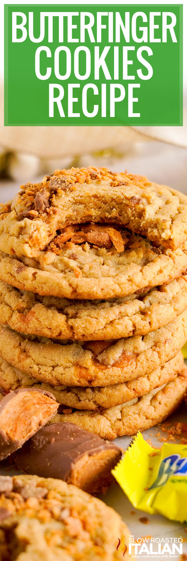 Butterfinger Cookies Recipe - PIN