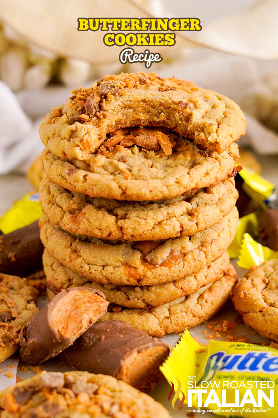 titled: Butterfinger Cookies Recipe